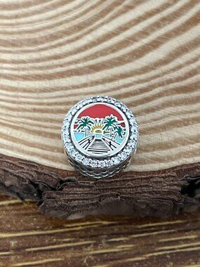 Pandora California Beach Bead Charm S925 Silver Charm